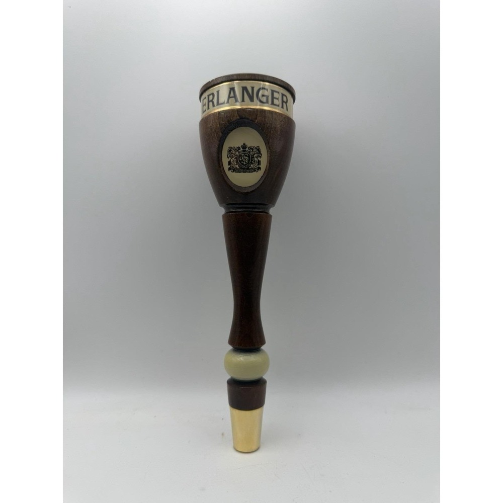 Vintage Erlanger Beer Tap Handle Wood Draft Faucet Knob Breweriana 8.5